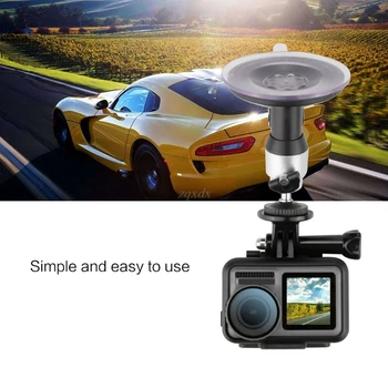 

Car Glass Sucker Adapter Suction Cup Mount Holder Fix Desktop Stand Car Bracket Sports Camera Mount For DJI Osmo Action Gopro