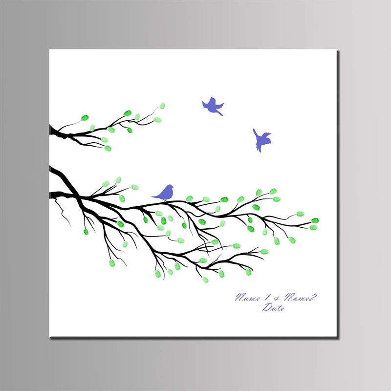 Decoration De La Fete De Bebe Personnaliser Le Livre A Empreinte