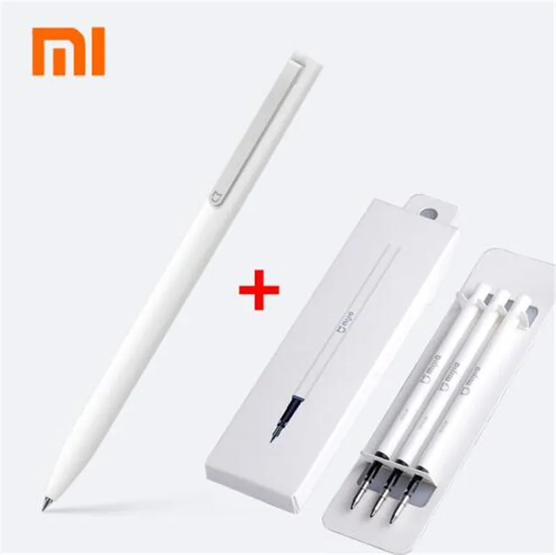 

Original Xiaomi Mijia Sign Pens 9.5mm Signing Pen PREMEC Smooth Switzerland Refill MiKuni Japan Ink add Mijia Pen Black Refill