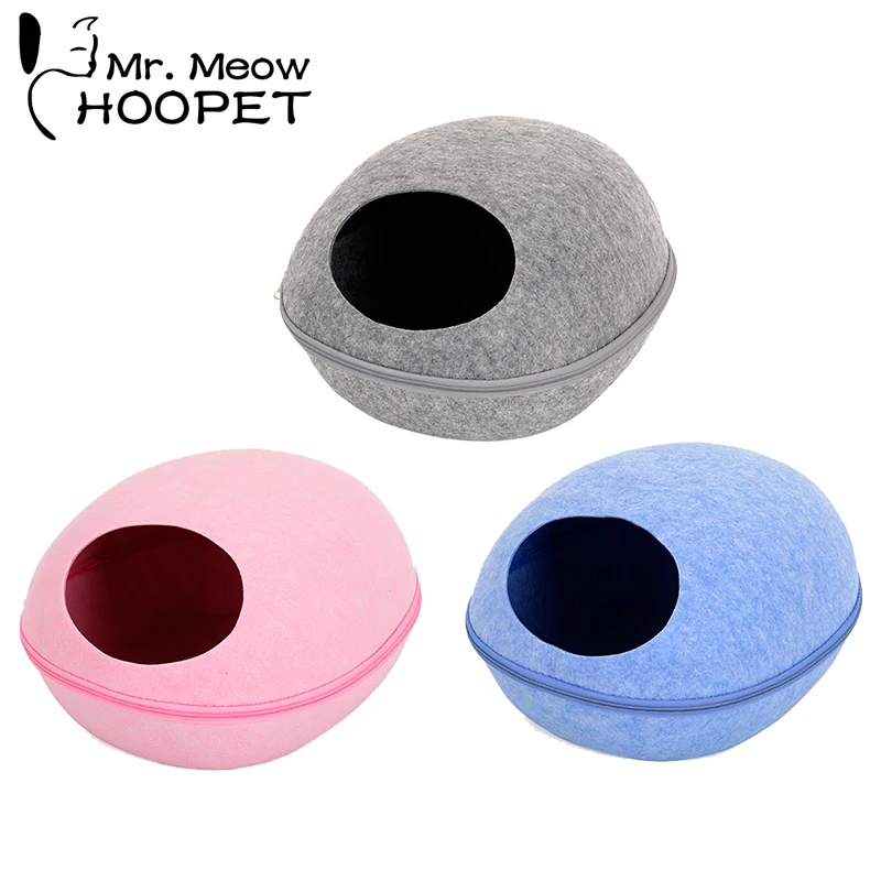 

Hoopet Cat House Pet Cat Bed Round Kitten Hole House Bench for Dog Puppy Cat Home Nest Pet Supply Cat Basket Kennel