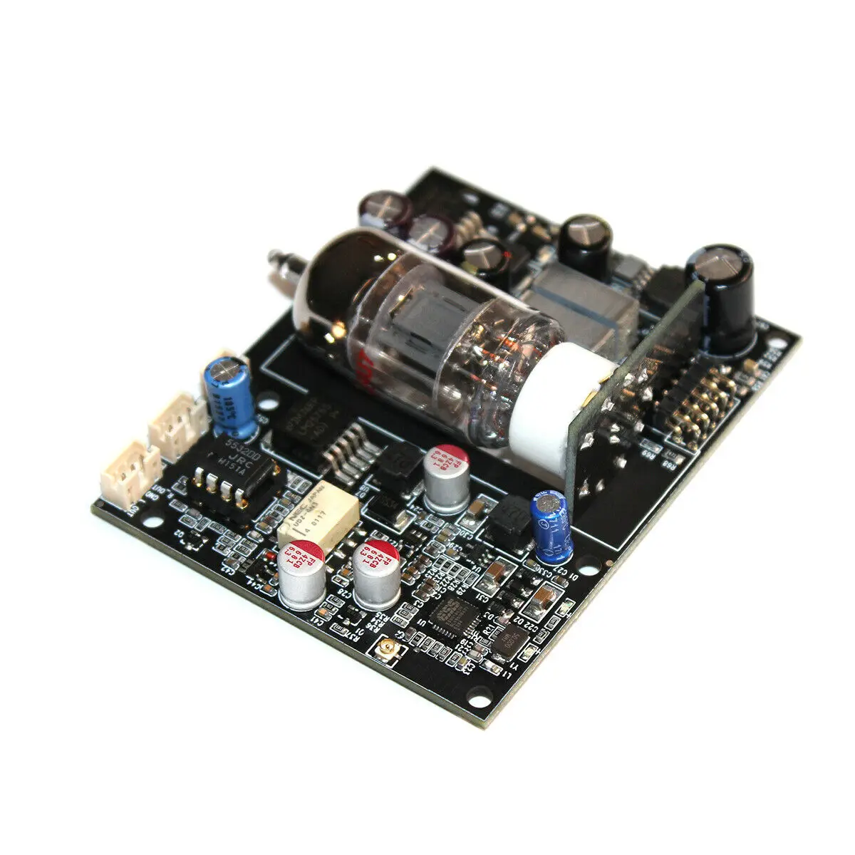 Вакуумная трубка Nobsound 12AU7 CSR8675 Bluetooth плата аудиоприемника ES9018 декодирование DAC APTX