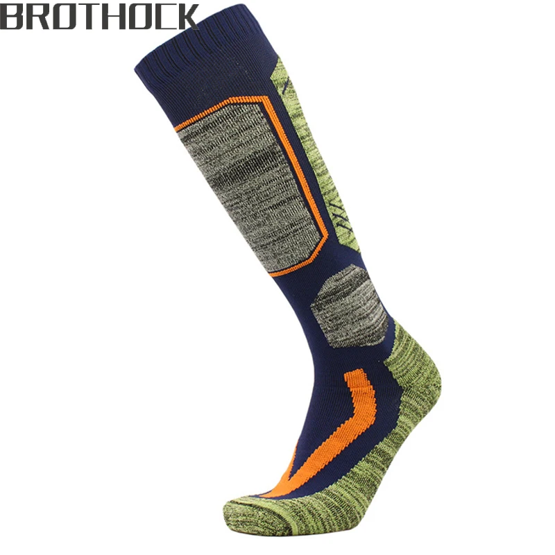 

Brothock Ski socks towel thick socks outdoor Cotton mountaineering stilt high-absorbent thickening sweater socks can customized