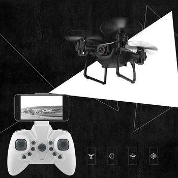 RC Helicopter Aircraft FPV Mini Drone with Camera 4-Channel Mobile Wifi Real-Time Transmission Toys USB Quadcopter