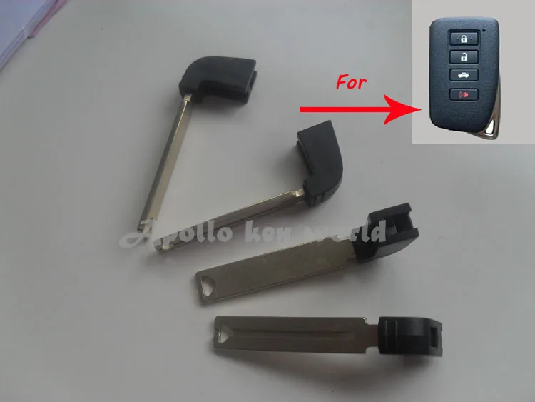 

High Quality Replacement Smart Insert Key Blade For Lexus Smart Card Emergency Key 10PCS/lot