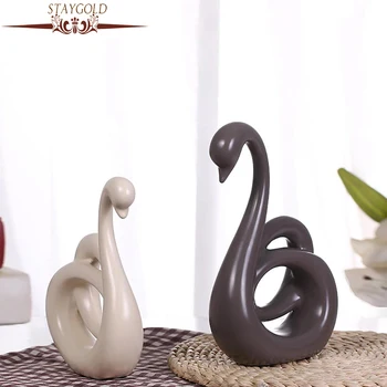 

STAYGOLD Statues For Decoration Europe Style Animal Ceramic Ornaments Home Decoration Accessories Ceramic Crafts