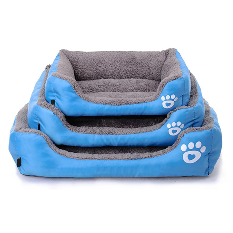 Rectangle Soft Dog House For Small Dog Middle Dog Mat Warm Cat Bed Nest Pet Sleeping Bag Puppy Bed Cushion (3)