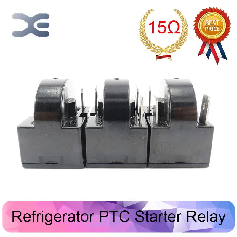 3 шт. 2Pin 3pin 4PIN 15ohm Стартер Части PTC реле стартера холодильник запасных Запчасти Дисплей холодильник ремонт Холодильники
