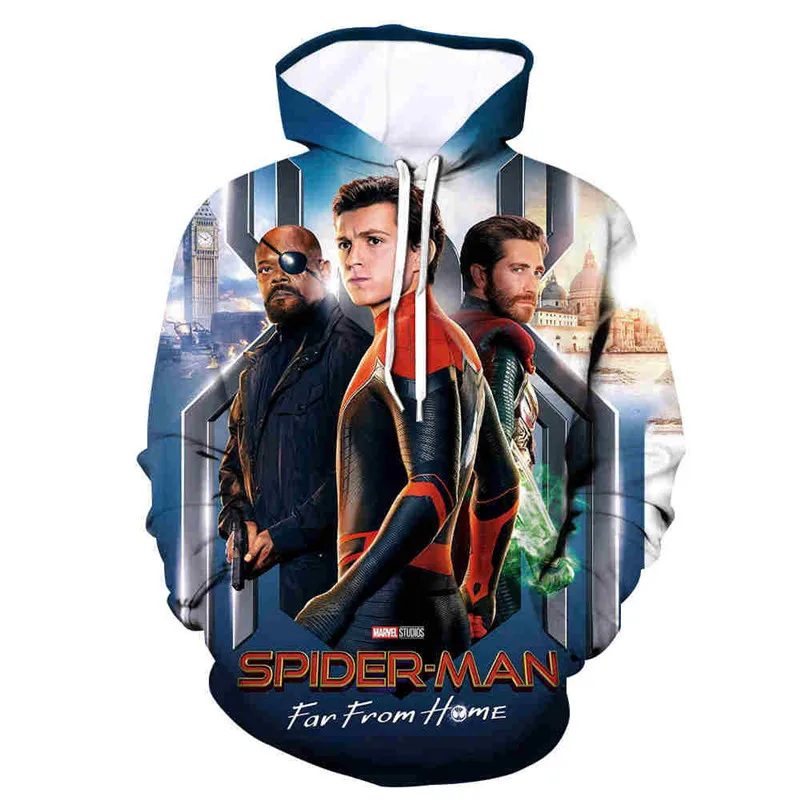 

2019 3D Spider-Man Hoodie Sweatshirts Long Sleeve Men woman Masked Spiderman Spider Streetwear Hoodie Cosplay Sweatshirt Jacket