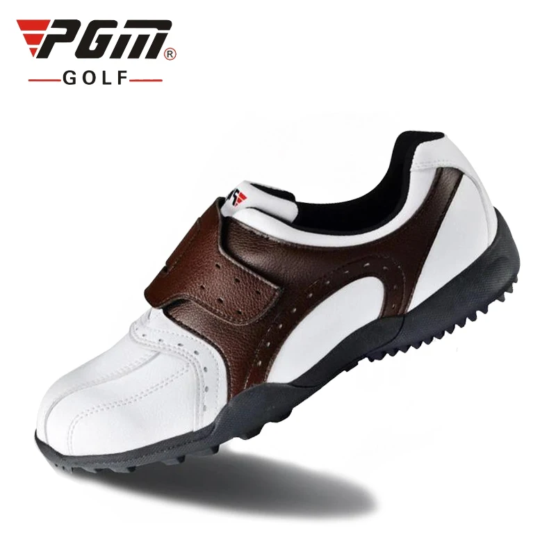 

2019 Mens Authentic Leather Golf Shoes Waterproof Breathable Training Shoes Male Non-Spikes Anti-slip Sports Shoes #B1337
