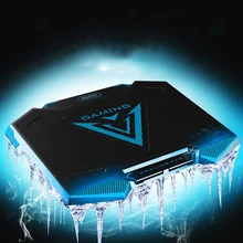 5 высокоскоростной охлаждающий вентилятор для ноутбука двойной USB пять файлов Регулировка Звука ноутбук кулер для ноутбука 12-17 дюймов