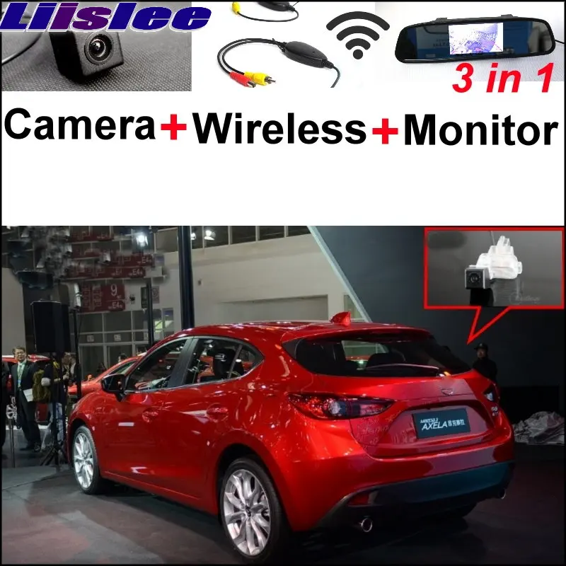 

Liislee Special Camera + Wireless Receiver + Mirror Monitor Easy Parking System For Mazda 3 Mazda3 M3 Axela Hatchaback 2013~2015