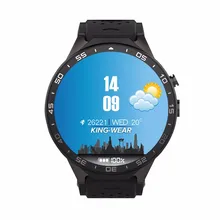 KW88 Bluetooth Smart Uhr Android 5.1 MTK6580 Quad Core Smartwatch 1,39 «Display 1,3 GHZ ROM 1G + RAM 8G Pedometer WIFI 3G Uhr