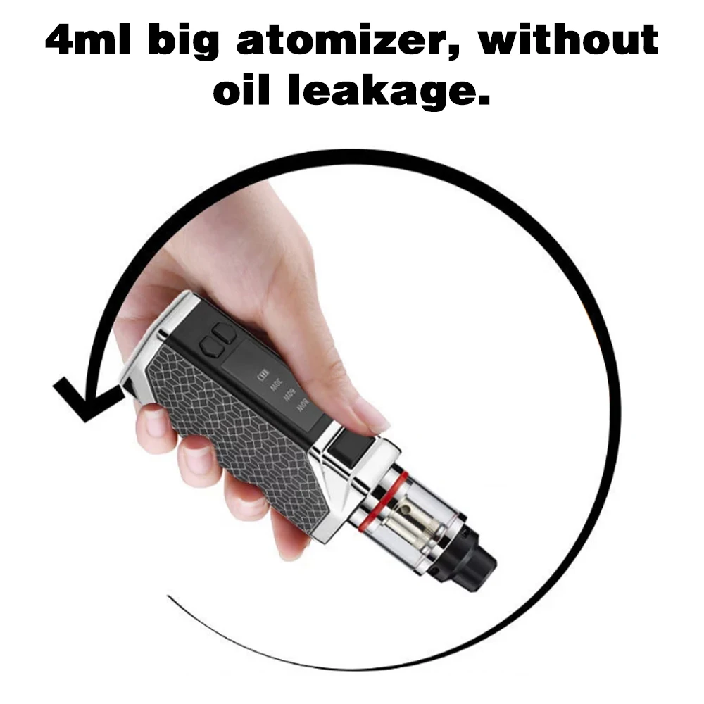 DOTENT LXT 80W Electronic Cigarette 4ml Vaporizer 510 Thread 2200mAh Built-in Battery Metal Shisha Pen Vape for Starter Vaper DOTENT LXT 80W Electronic Cigarette 4ml Vaporizer 510 Thread 2200mAh Built-in Battery Metal Shisha Pen Vape for Starter Vaper