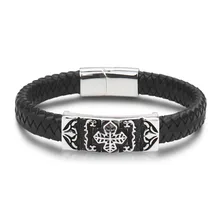 European and American Personalized Bracelet Men's Bracelet Bracelet Belief Cross Men's Bracelet SFY895 personalized retor paint bracelet