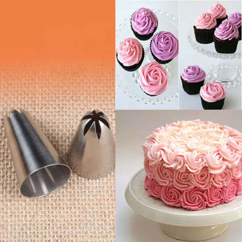 Large Size Cupcake Nozzle Decorating Tip Icing Nozzle Cake & Cupcake Decorating Tools Decorating