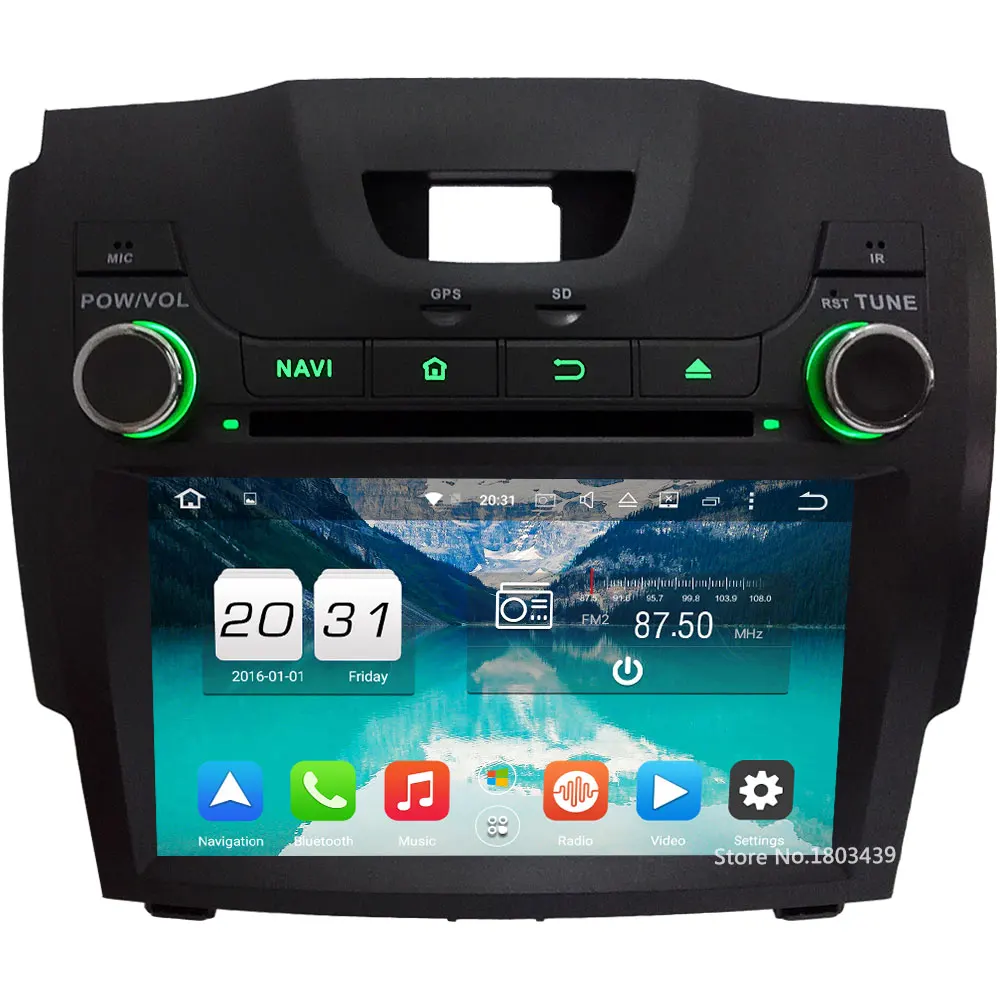 

8" Android 6.0 Octa Core 4GB RAM 32GB ROM 3G/4G DAB Car DVD Player Radio GPS Navigation For Chevrolet S10/Isuzu D-Max 2013 2014
