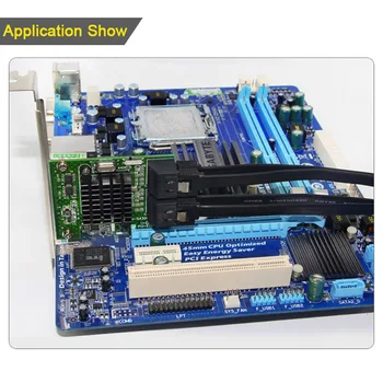

4-port PCI-Express Expansion Card 6Gb PCI-E to SATA 3.0 Card Adapter for SSD IPFS BTC Mining