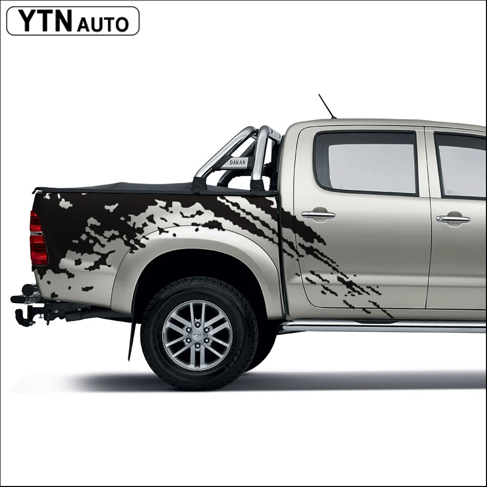 Car Stickers 2pc Mudslinger Body Rear Tail Side Graphic Vinyl Car