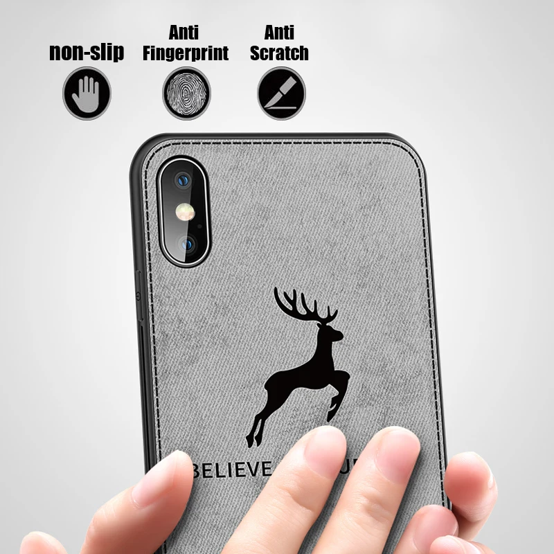Чехол для телефона iphone Xs Max 7 8 plus iPhonex роскошный мягкий ТПУ чехол мягкая ткань 3D