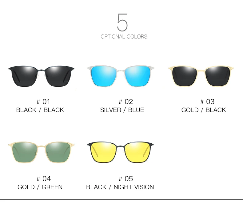 Мужские поляризационные солнцезащитные очки для спорта на открытом воздухе солнцезащитные очки для ночного вождения Polaroid металлическая оправа солнцезащитные очки для мужчин Gafas De Sol