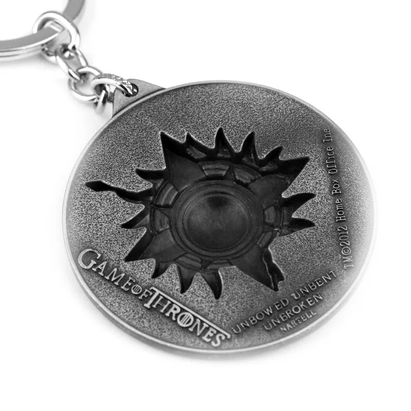OEM Game Of Thrones Key Chain Fashion Martel Keychain Song Of Ice And