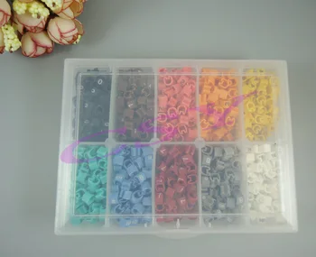 

1000PCS 1.5mm2 EC-0 cable marker 0-9 different number colorful mixed A-Z 26 letters cable label in cable sleeves total cutting