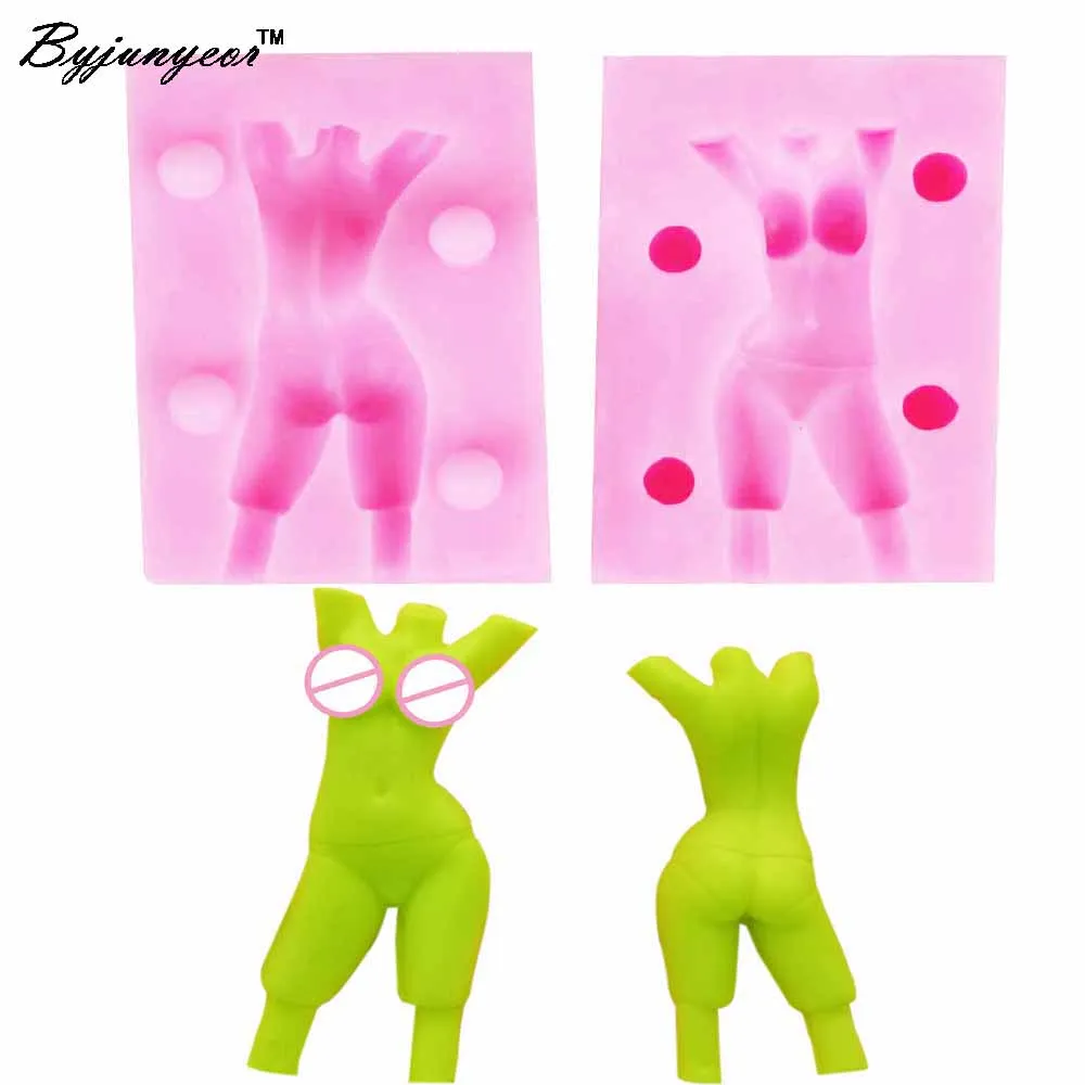 1 шт. УФ полимерная силиконовая форма Byjunyeor для тела Fondant шоколада конфет леденца