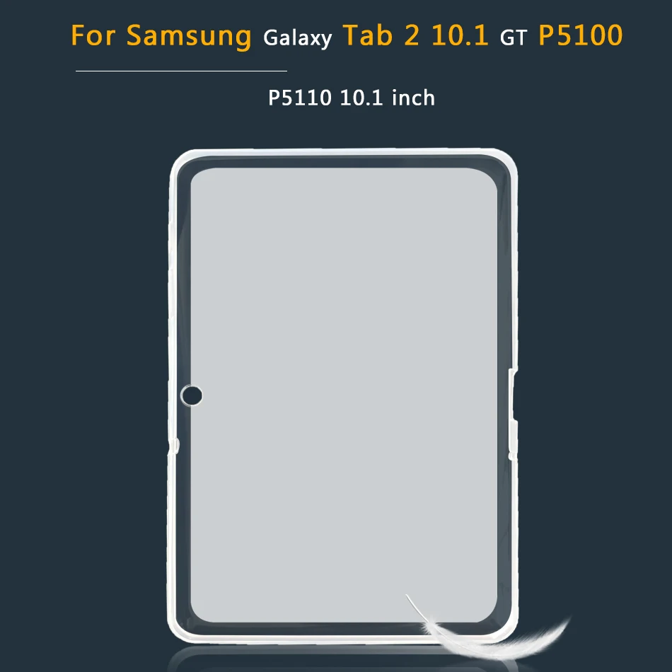 Мягкий чехол из ТПУ с принтом "для Samsung Galaxy Tab 3 4 S S2 S3 S4 S6 10,5 10,1 9,7 8,0 7,0 SM-T810 T800 T860 T813 T830 T530 T230 P5200 крышка - Цвет: Tab 2 10.1 P5100