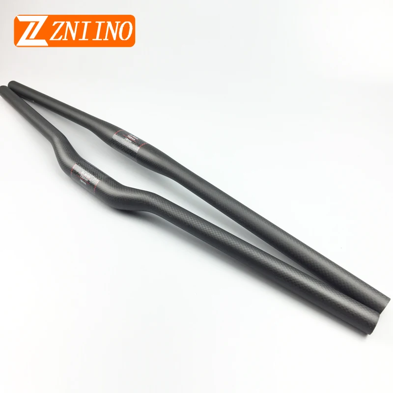 

ZNIINO NO LOGO Mountain bike 3K full carbon Horizontal handlebar carbon bicycle One-shaped/Swallow-shaped handlebar MTB parts