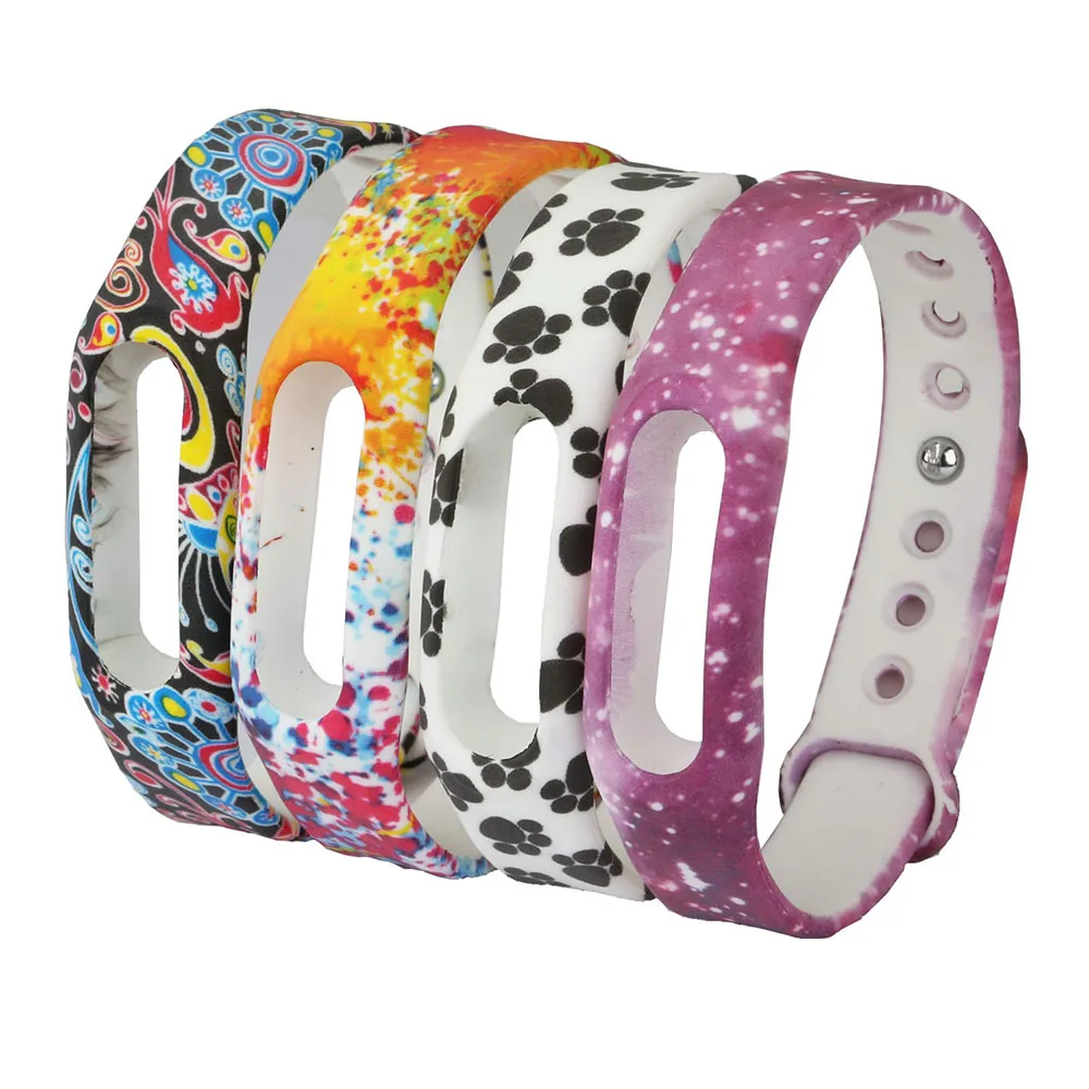 For MI Band 1 Wrist Strap Colorful Silicone Wrist Band Bracelet Wrist Strap For Xiaomi Miband Mi band 1 & 1S Smart Band (7)