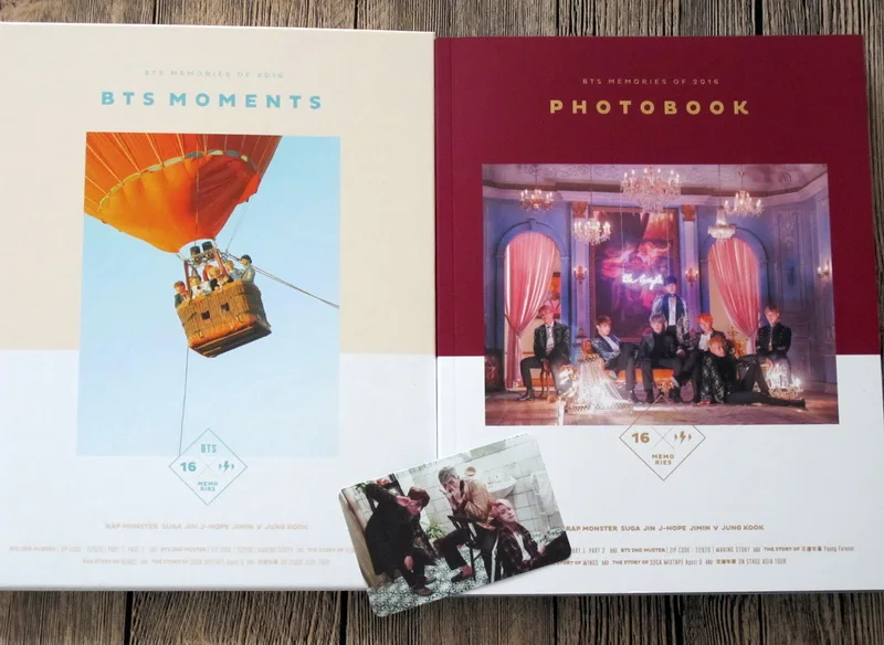 Подписанный Bangtan Boys с автографом фотоальбом воспоминания 2016 KPOP 082017A|bts memories|memory |