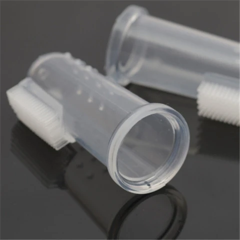 

Super Soft Pet Finger Toothbrush Teddy Dog Brush Bad Breath Tartar Teeth Tool