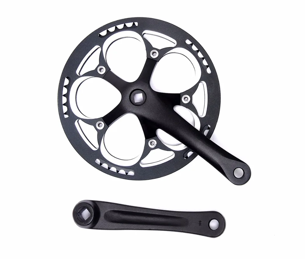

bike Crankset Bicycle Parts mountain bike BMX Cranks chain wheel BCD130mm square hole 52T single speed MTB chainwheel