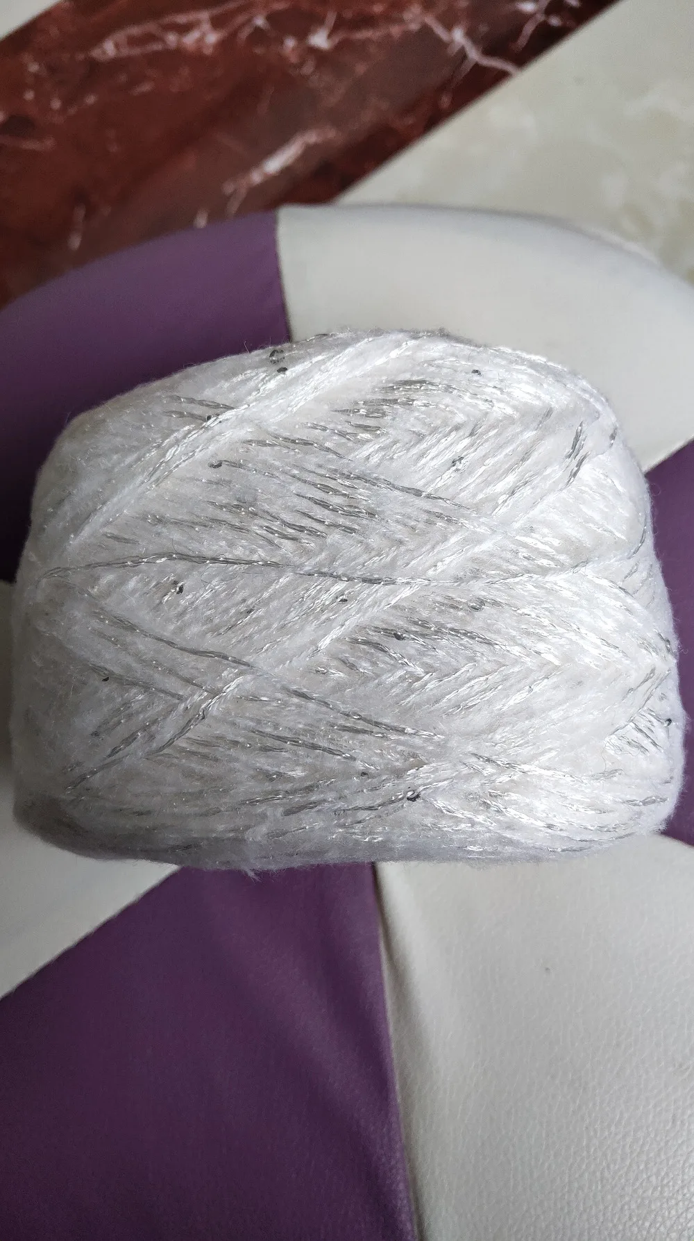 Limited 170 г натуральный акриловая Мохер Пряжа с пайетками мотка красивые DIY плюшевые пряжа для вязания крючком из нитью, ремесла, X4030