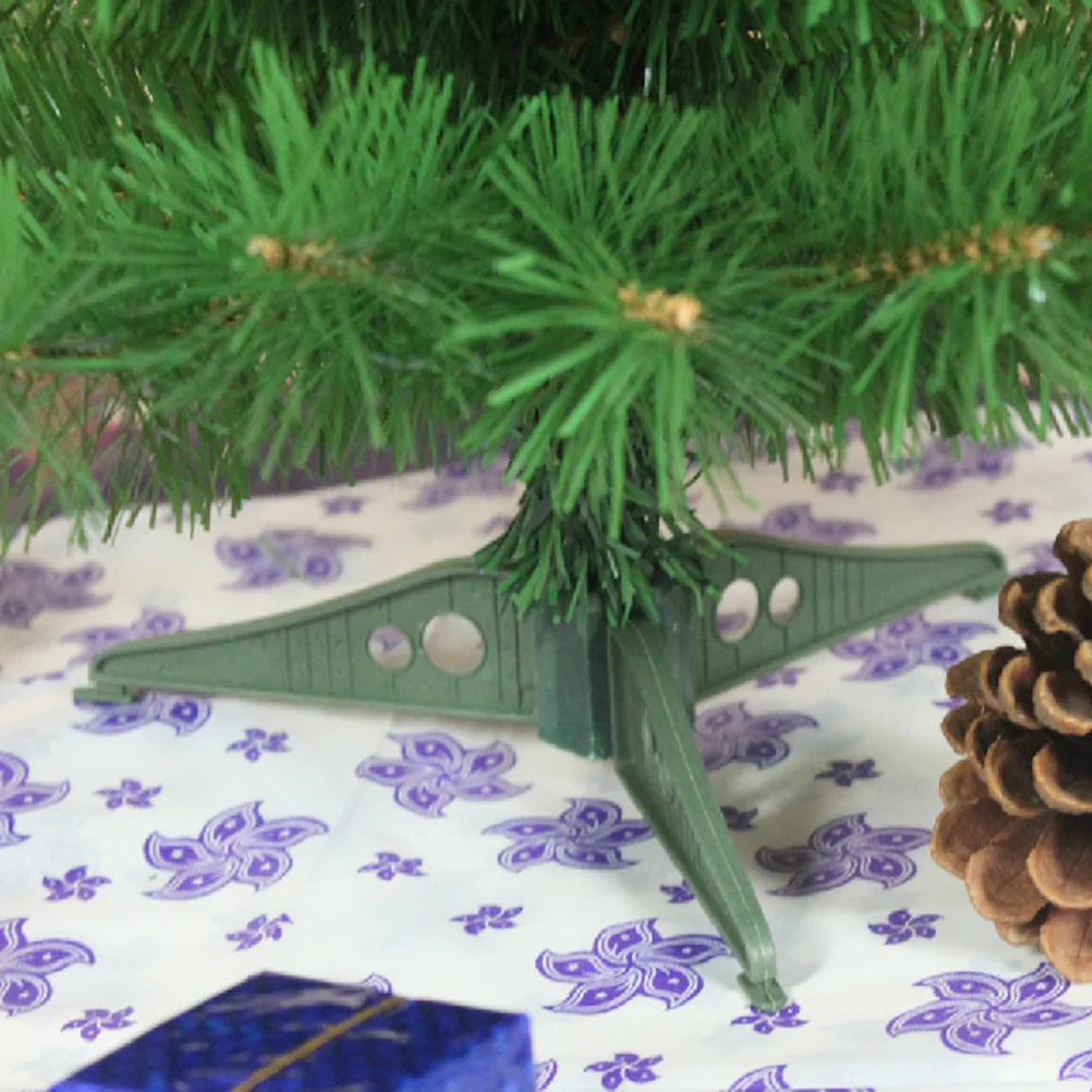 1 шт. 60 см искусственная Рождественская елка с пластиковой подставкой Держатель База для рождественские вечерние украшения дома(зеленый