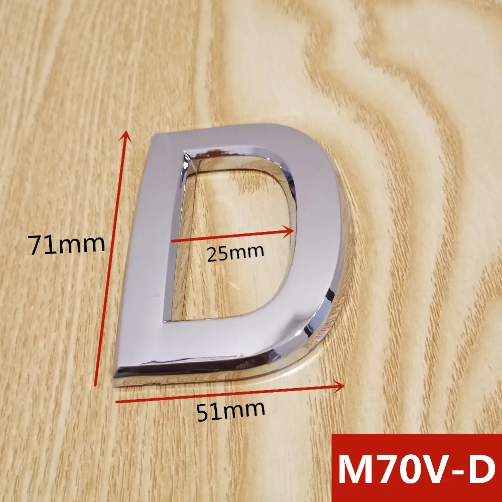 M70V亮银70mm塑料门牌=选项D