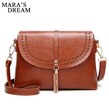 

Mara's Dream 2018 Fashion Small Bag Women Messenger Bags Soft PU Leather Hollow Out Crossbody Bag For Women Clutches Bolsas Bags