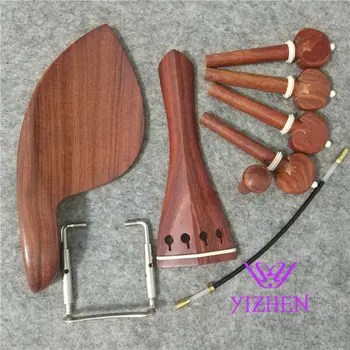 

6 set new rosewood Violin parts 4/4, tailpiece, chinrest, pegs, endpin