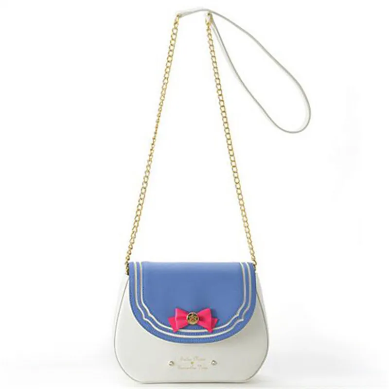 

2016 New Summer Limited Sailor Moon Chain Shoulder Bag Ladies Luna Cat PU Leather Handbag Women Messenger Crossbody Small Bag