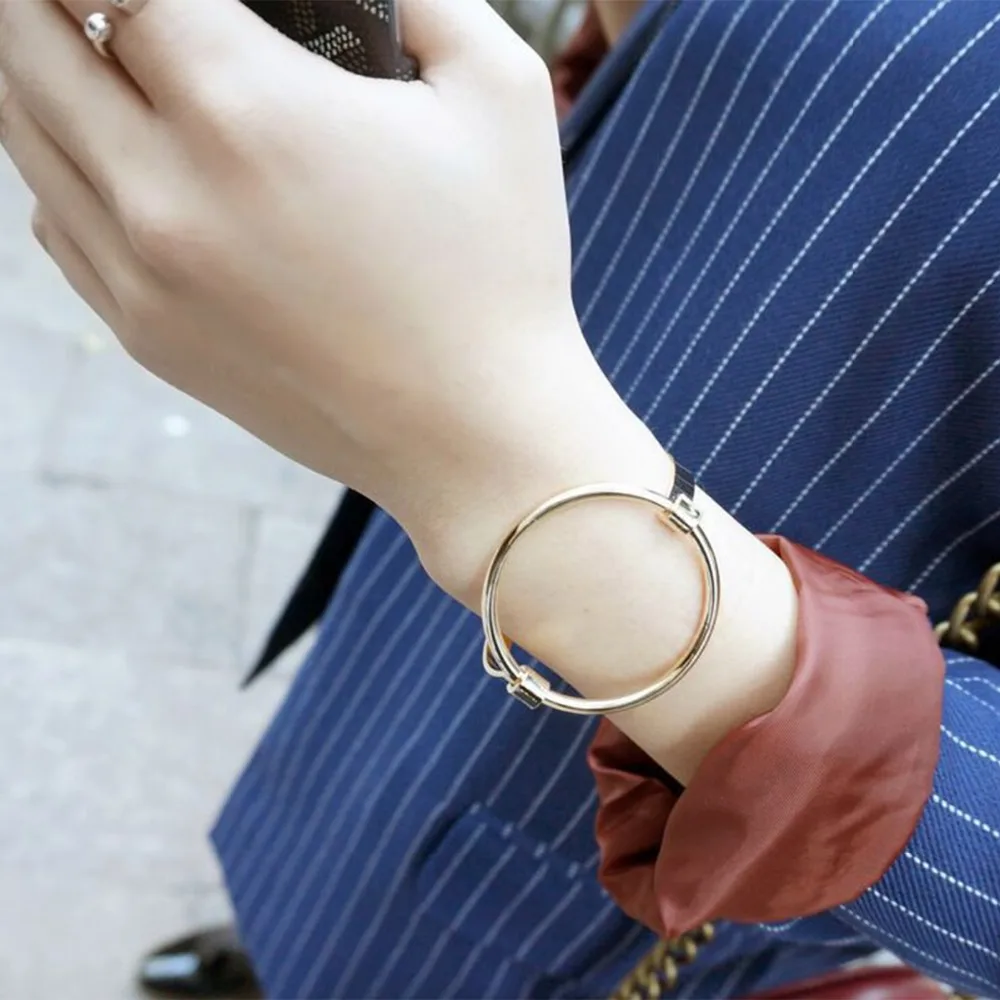 Браслеты Новое поступление сплав круглый унисекс Pulseira Feminina Pulseiras модный браслет