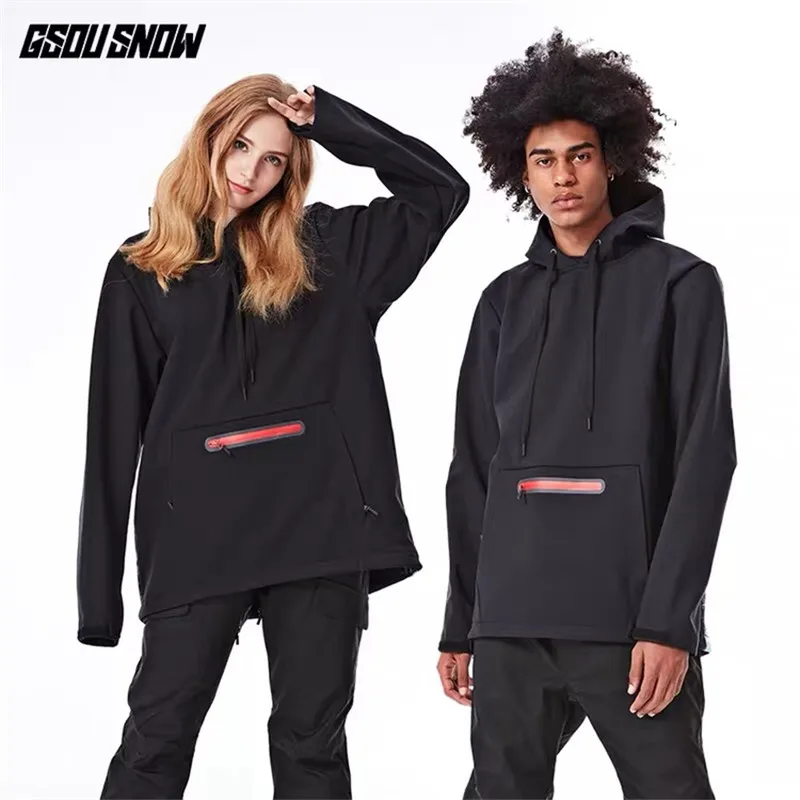 GSOU الثلوج المرأة التزلج سترة للماء تنفس الثلج يتساقط سترة عالية-Q التزلج على الجليد الدافئة سترة يندبروف