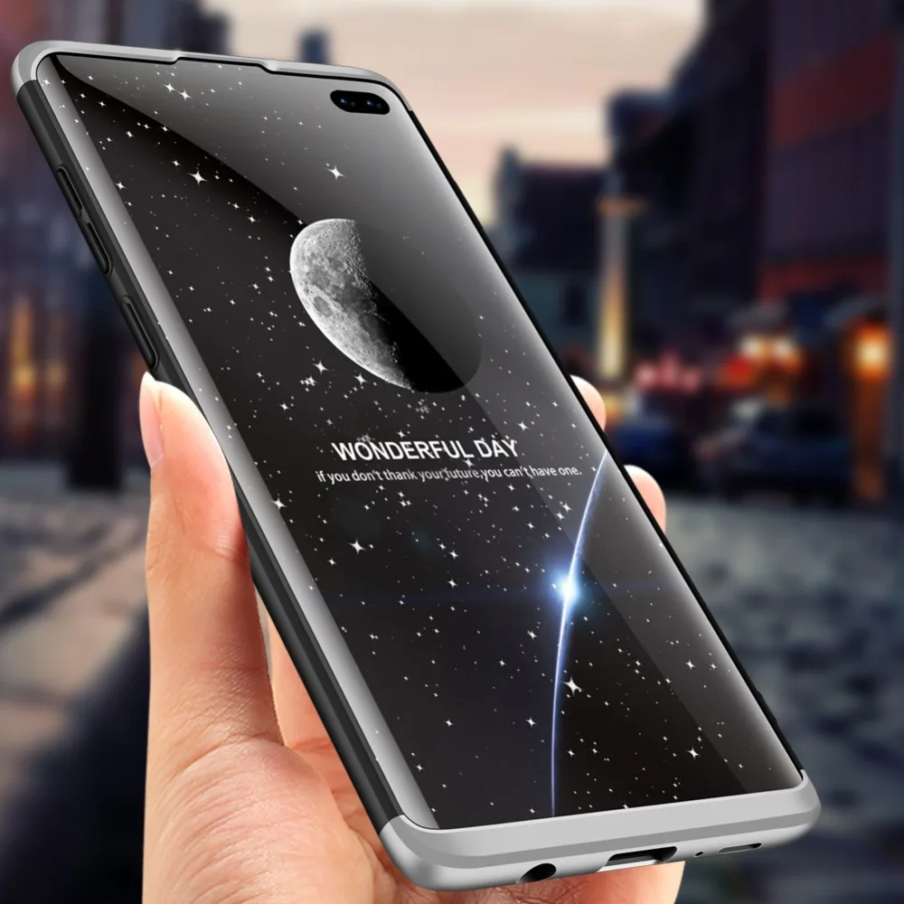 

For Galaxy S10 S10e 360 Degree Full Protection Hard PC Shockproof Matte Case For Samsung Galaxy S10 Plus S10+ 5G