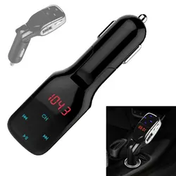 MP16 автомобиля ЖК-дисплей Bluetooth MP3 музыкальный плеер комплект Автомагнитола Hands-free fm-передатчик расширение Dual USB TF