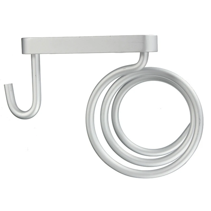 Salon Spiral Hair Dryer Stand Straightener Holder Wall Mounted