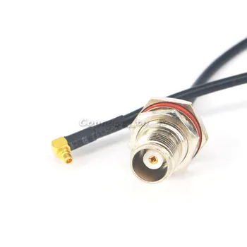 

10 Pieces TNC Female to MMCX male Rightangle Bulkhead O-ring Connector RF Coax Adapter Extension Cable 20CM RG174