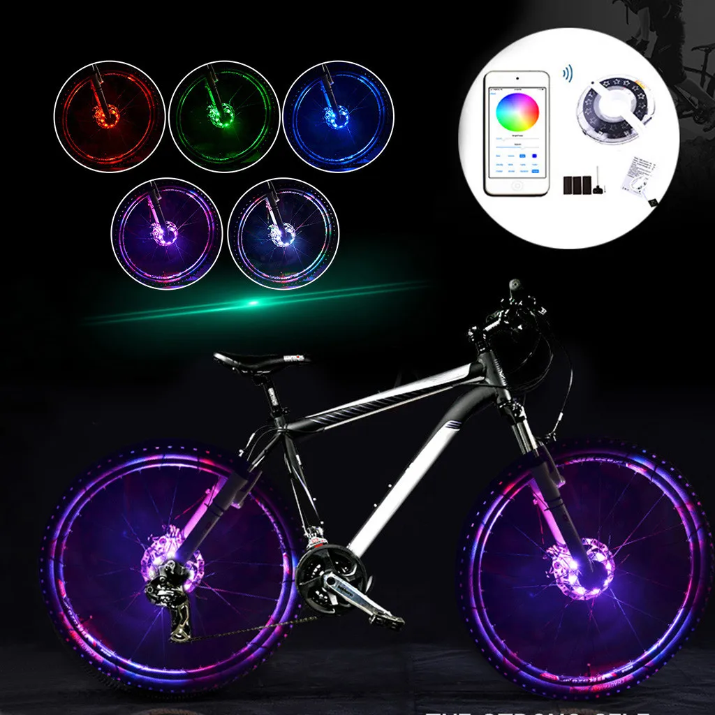 Neue Marke Voll Farbe Lade APP Intelligente Fernbedienung Blume Trommel Licht PC ABS 7 Farbe LEDs Helle Dazzling # JX