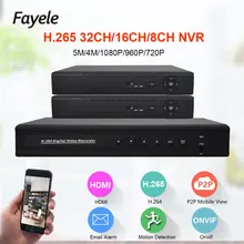 Безопасности 16CH 25CH 5MP 4MP 4K 32CH NVR HD IP 1080P 1.2U Hi3535 Hi3536C процессор 3g WI-FI H.265 CCTV видео Регистраторы onvif P2P