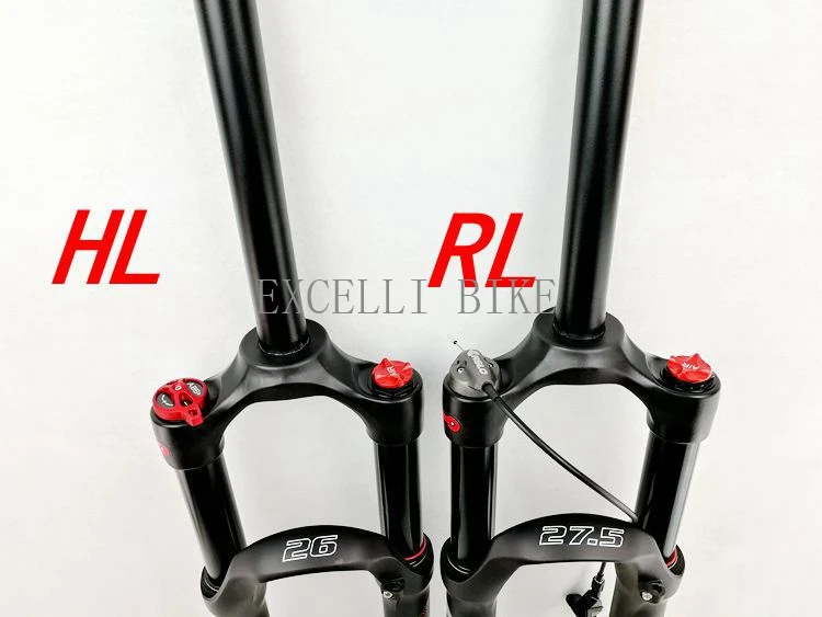 Excelli 26 27.5 29inch Air Shocking Fork Magnesium Titanium Moutain Bike Fork Disc Brake 100mm Travel Suspension Fork16