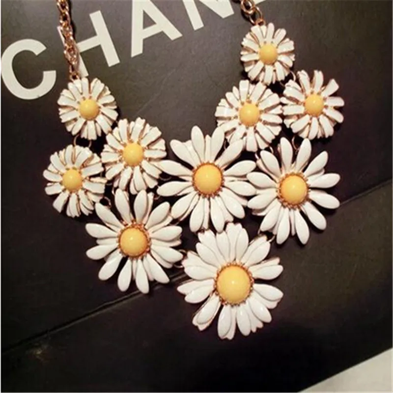 A50 Daisy flower necklace | Украшения и аксессуары