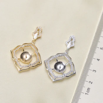 

Beautiful New Exquisite Pearl Pendant Mountings, Pendant Findings, Pendant Settings Jewelry Parts Fittings Women Accessories